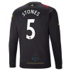 Maglia da Calcio a Maniche Lunghe Manchester City Stones 5 Trasferta 2022-23 per Uomo